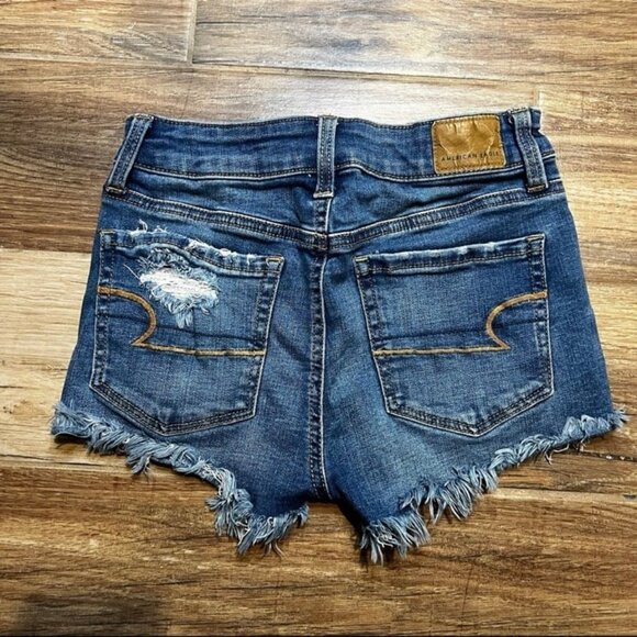 American Eagle Hi-Rise Shortie Shorts - Picture 2 of 5